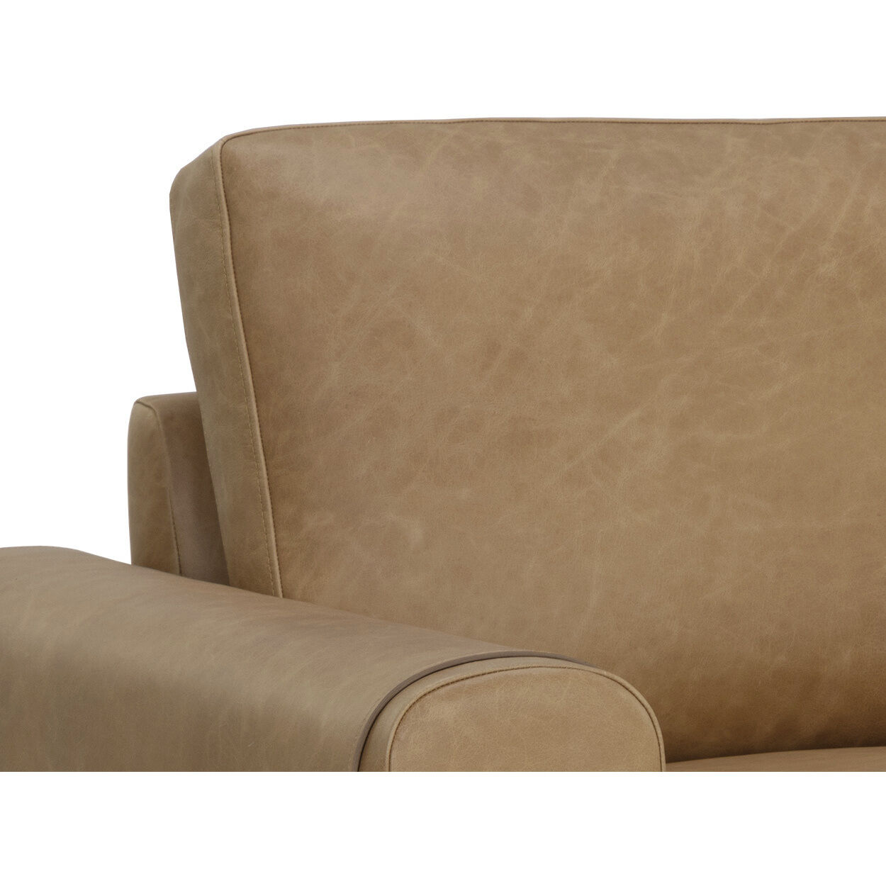 Camus Ludlow Sesame Leather Armchair